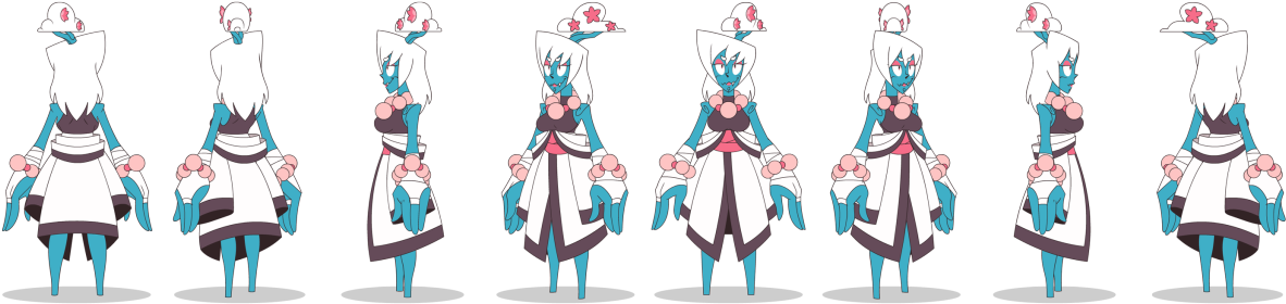 Shiromoriturnaround - Mystery Skulls Shiromori (1280x301), Png Download