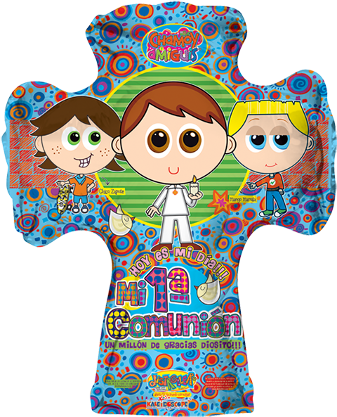 Distroller 1ra Comunión Cruz Azul Mini Minishape - Jesus Distroller Primera Comunion (600x600), Png Download
