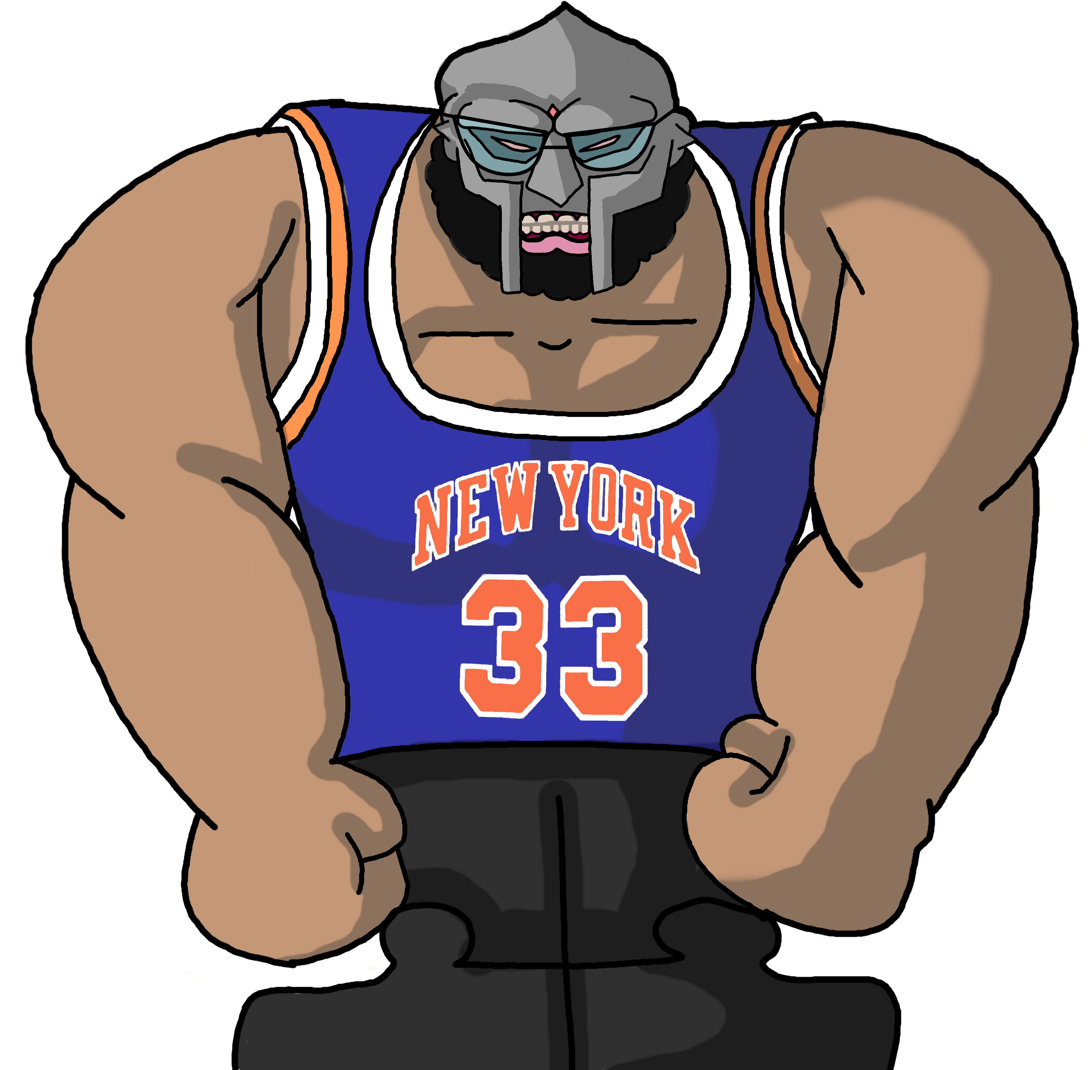 I Drew A Ridiculously Muscular Doom Based On The November - Bodypump (5000x4032), Png Download