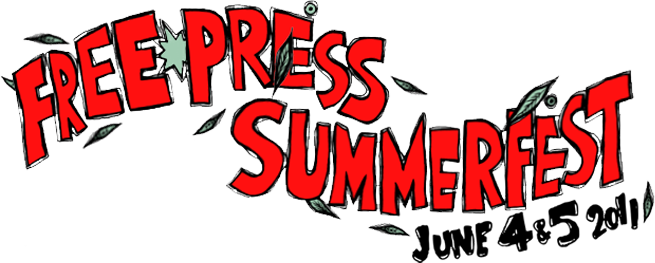 Mf Doom Ween Cut Copy Yeasayer - Free Press Summer Fest (655x263), Png Download