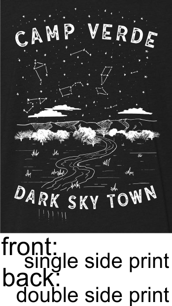 Dark Sky Town T-shirt (349x619), Png Download
