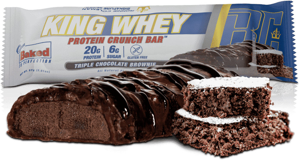 Tap To Expand - King Whey Protein Crunch Bar By Ronnie Coleman | 20g (1024x1024), Png Download