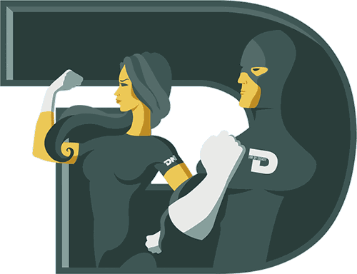 Dark Sky Crusader Logo - Logo (500x384), Png Download