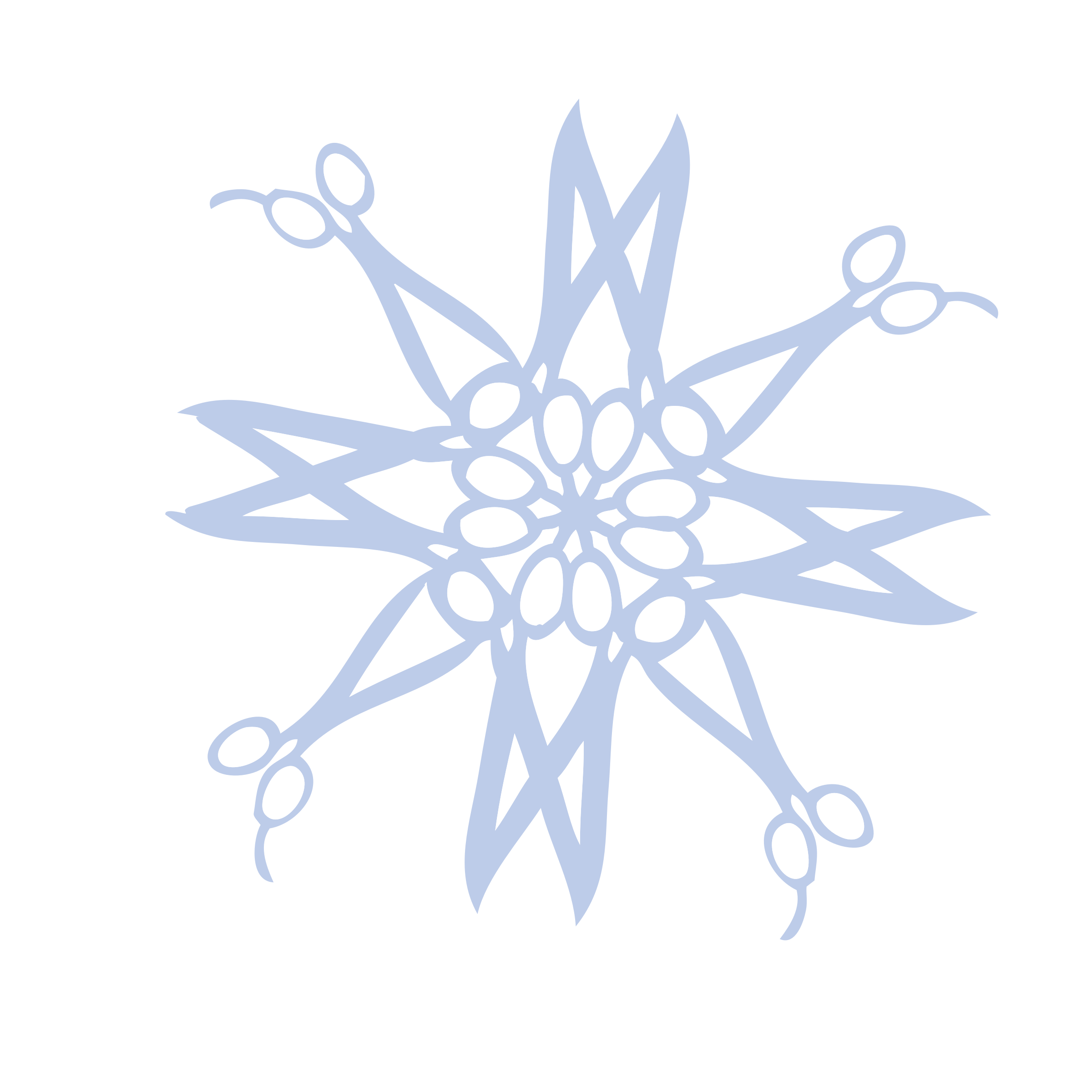 Hair Cutting Scissors Blue Snow Flake Image Free - Hair-cutting Shears (2400x2400), Png Download
