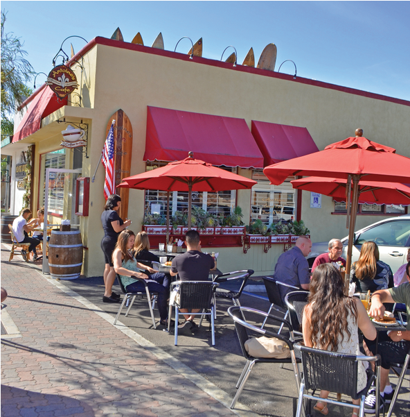 Antoine's Cafe On El Camino Real - Antoine's Cafe (1000x600), Png Download