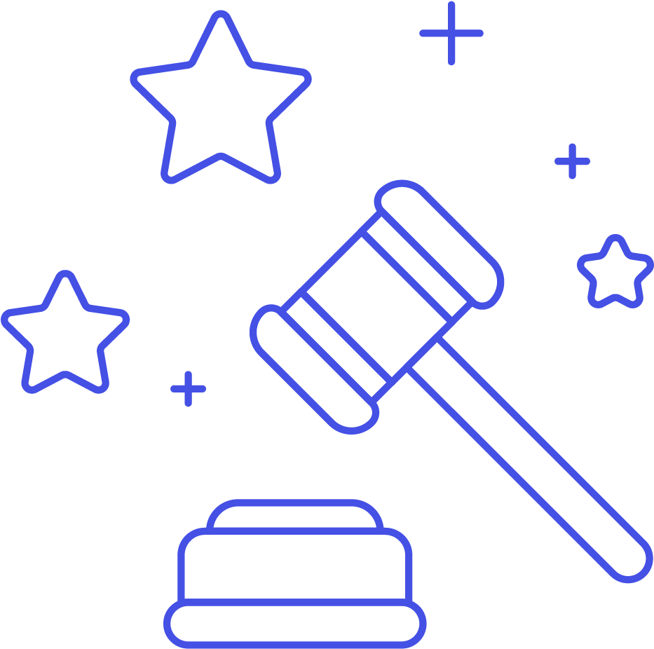 03 Law Court Hammer Judge - Icon (1024x1148), Png Download