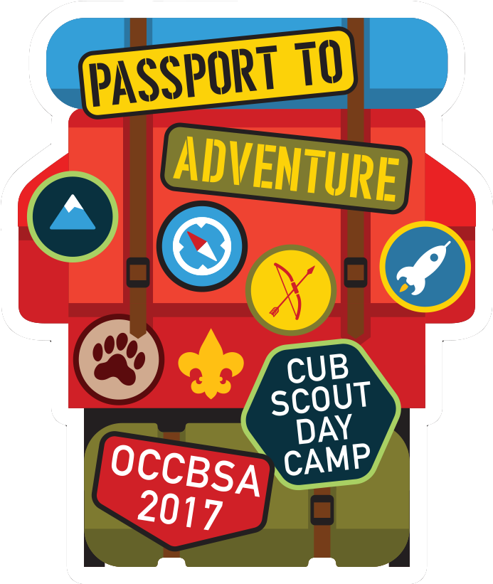Day Camp 2017 Calender - Passport To Adventure Cub Scout Day Camp (750x883), Png Download