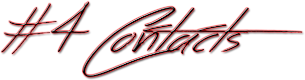 4-contacts - Calligraphy (702x182), Png Download