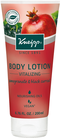 Pomegranate & Black Currant Body Lotion - Kneipp Body Milk Pomegranate And Blackcurrant 200 Ml (400x600), Png Download