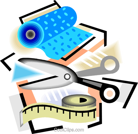 Garment Or Apparel Industry, Scissors Royalty Free - Garment Industry Clipart (480x467), Png Download