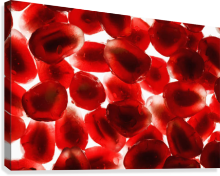 Close Up Of Pomegranate Seeds Backlit - Design Pics Dpi2327598 Close Up Of Pomegranate Seeds (428x344), Png Download