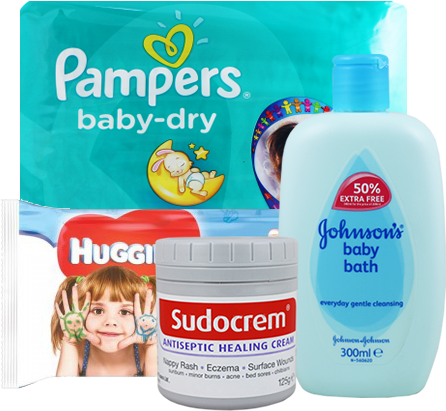 Baby Care - Huggies Everyday On The Go Baby Wipes (500x500), Png Download
