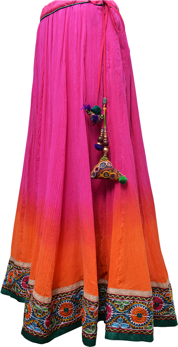 Chaniya Choli And Lehngas For Navratri Crush Ghaghras - Lehenga (800x1198), Png Download