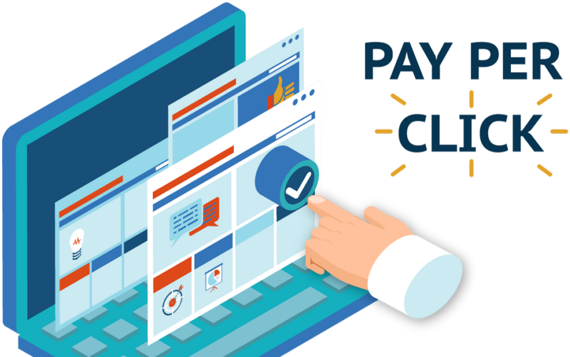 Get Paid To Click - Pay Per Click Marketing Design (1280x720), Png Download