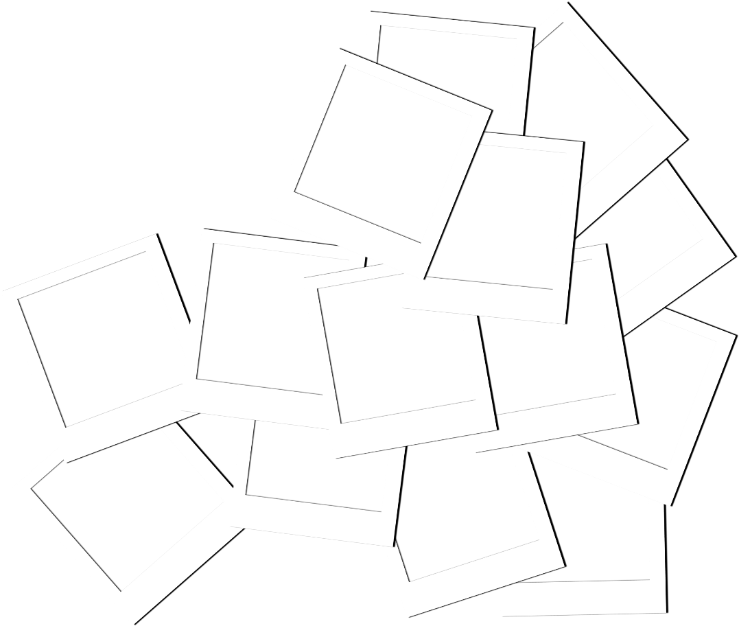 Ftestickers Frames Collage Polaroid White - Geometry (1148x1024), Png Download