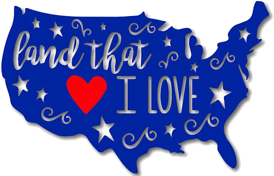 I Love America Png Transparent Image - Shadow Map Of Us (570x462), Png Download