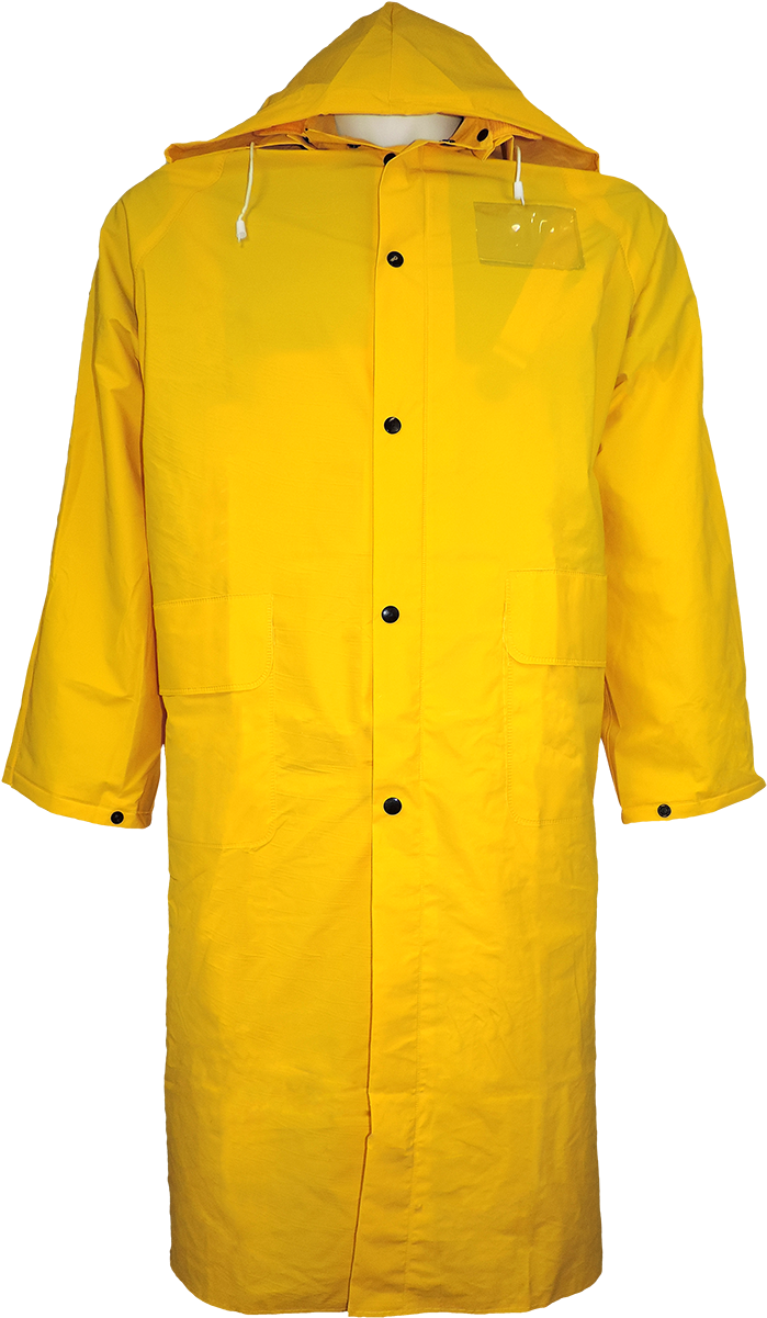 Rcb89 - Global Glove Rcb89 Pvc Raincoat With Detachable Hood (1225x1225), Png Download