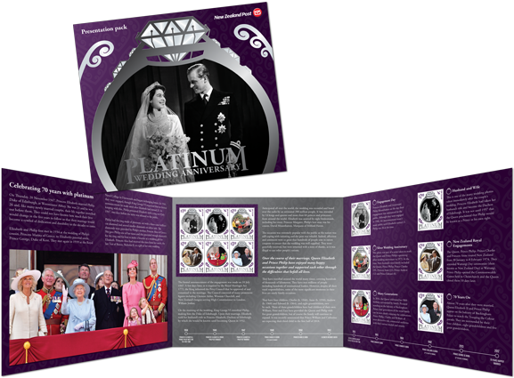 Platinum Wedding Anniversary Presentation Pack - Queen Elizabeth Ii Wedding (600x600), Png Download