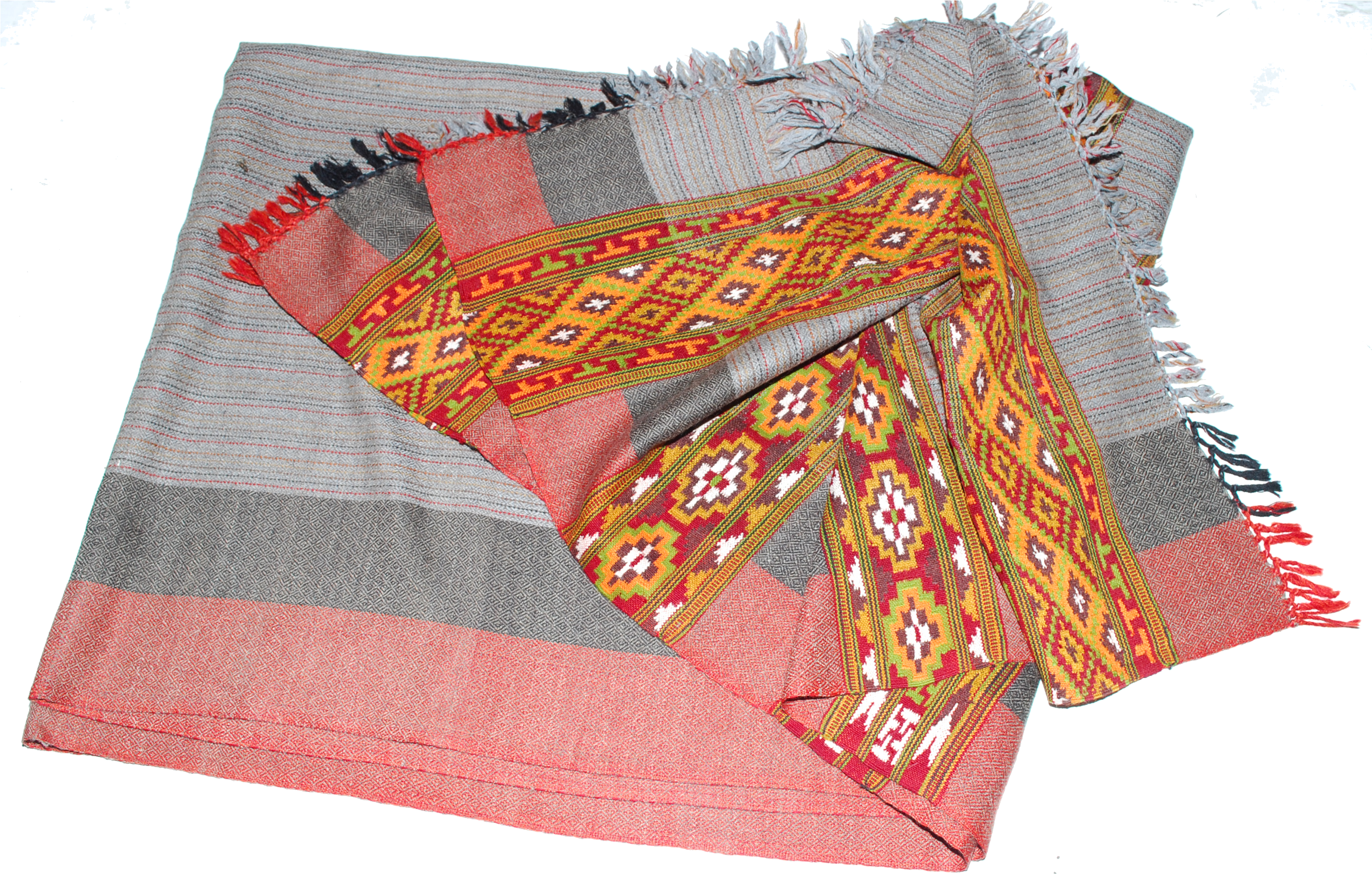 W188 - Kullu Shawls Of Himachal Pradesh (2795x1860), Png Download