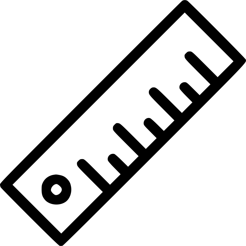 Ruler Png - Transparent Background Ruler Icon (980x980), Png Download