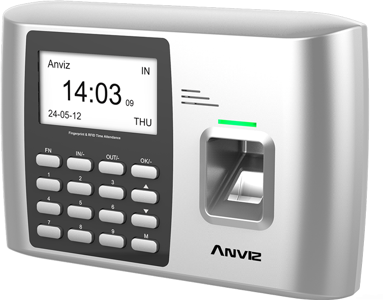 A300 Wifi Fingerprint & Rfid - Anviz A300 Fingerprint Clocking In Machine With Keypad (800x800), Png Download