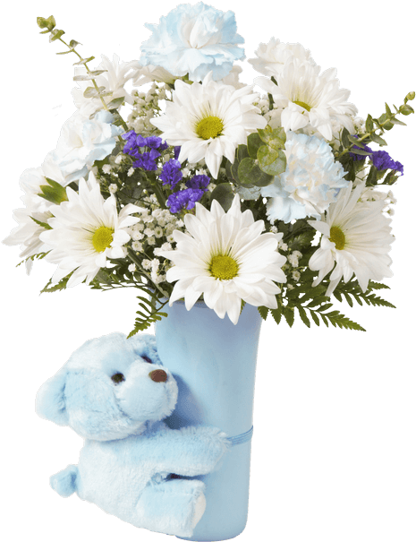 Ftd Baby Boy Big Hug • $36 - Bouquet (500x611), Png Download