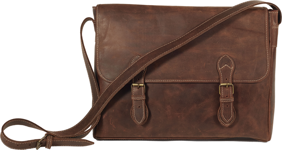 South African / Leather / Handbags - Messenger Bag (918x490), Png Download