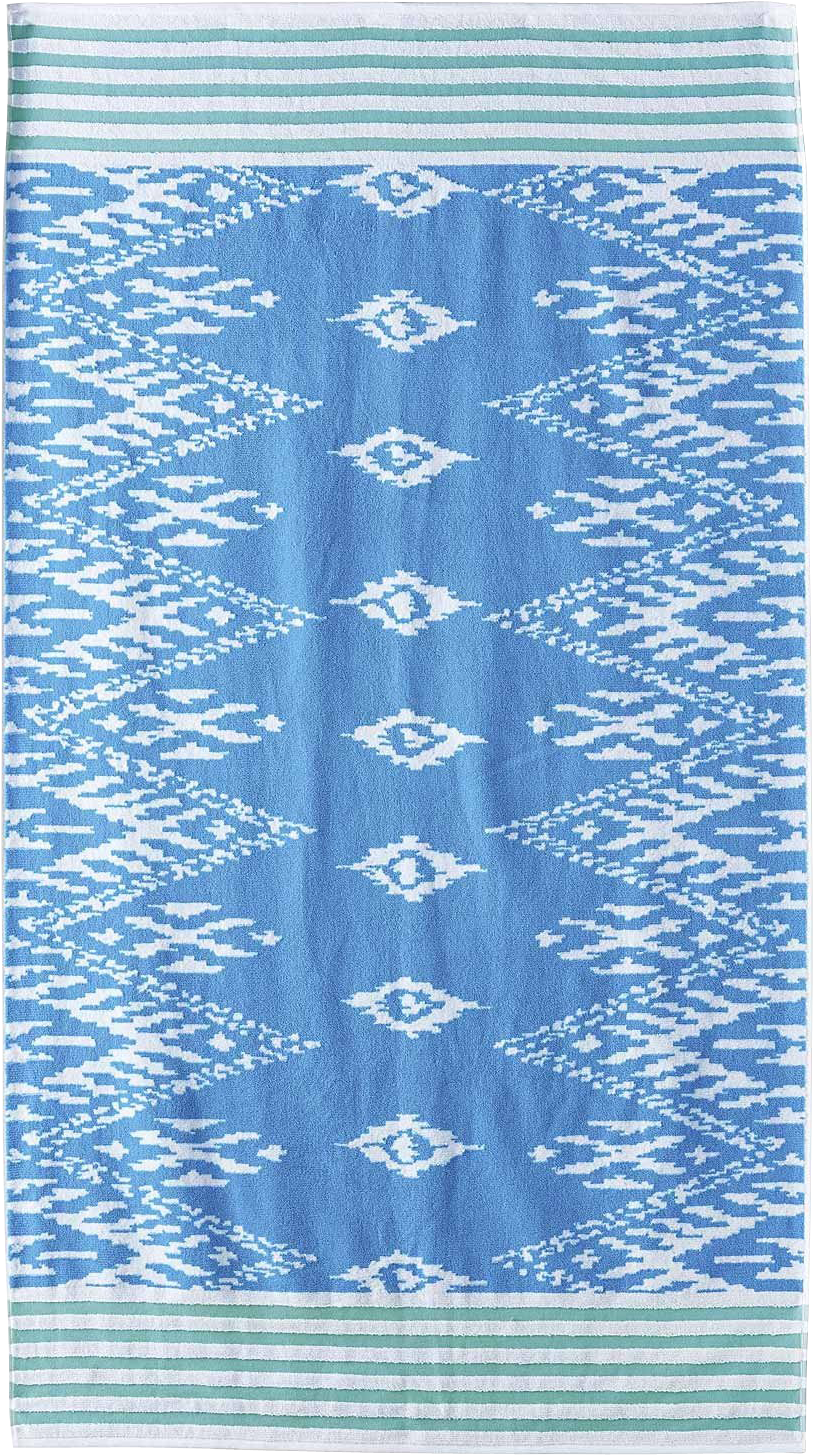 Dita Peacock Beach Towel - John Robshaw Dita Resort Towel, Size One Size - Purple (1500x1500), Png Download