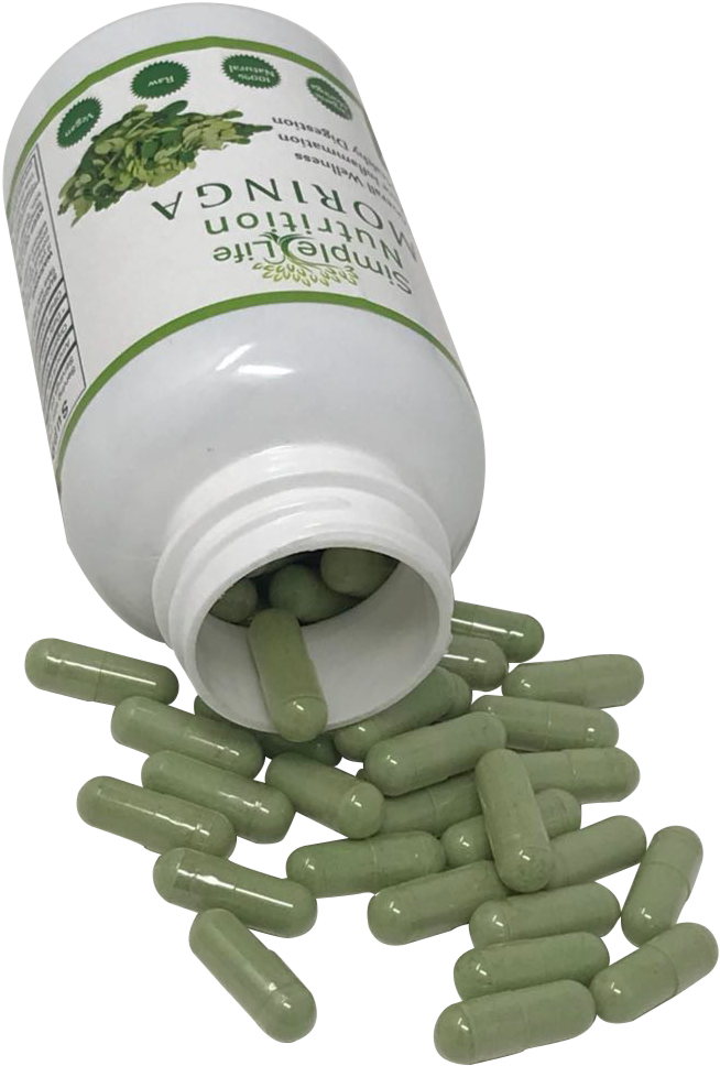 Organic Moringa Capsules - Drumstick Tree (960x1280), Png Download