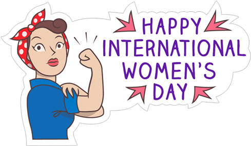Happy International Women's Day - Woman (490x317), Png Download
