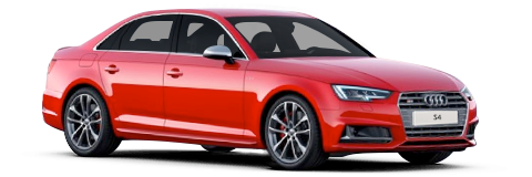 S4 Saloon - Audi A4 Red Png (620x250), Png Download