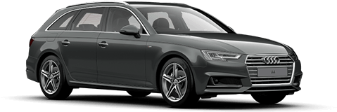 Meet The All-new A4 Avant - Audi A4 Avant Manhattan Grey Metallic (620x250), Png Download