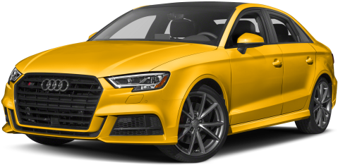 Audi A4 - Audi Tt 2018 Yellow (500x330), Png Download