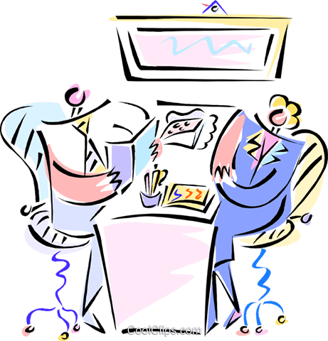 Job Interview Royalty Free Vector Clip Art Illustration - Clip Art (461x480), Png Download