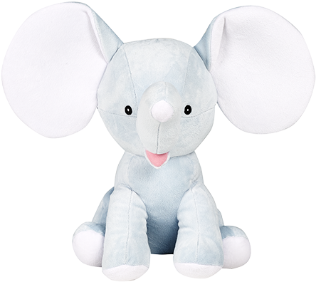 Cubbies Dumble - 12" Elephant W/embroiderable Ears (462x600), Png Download