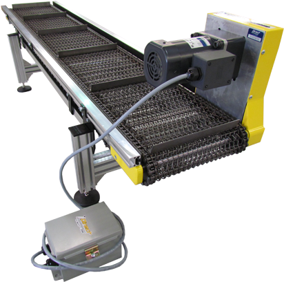 Cleated Steel Wire Mesh Conveyor - Stainless Steel Wire Mesh Conveyor (500x500), Png Download