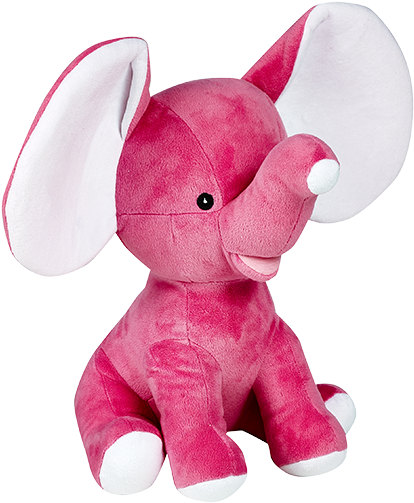 Personalised Hot Pink Dumble Cubbies - Stuffed Toy (462x600), Png Download