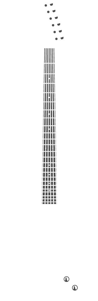 Guitar Clipart Png Image - Bass Guitar (328x1009), Png Download