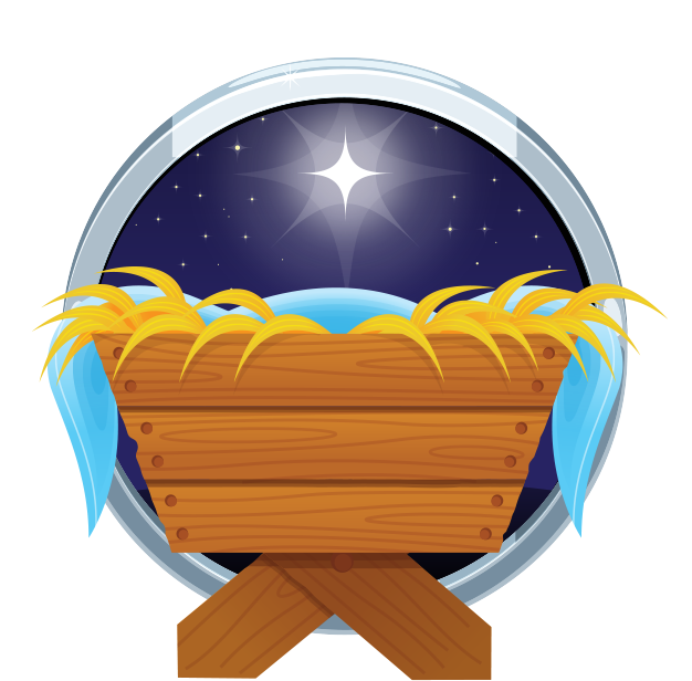The First Christmas Gift - Bible App For Kids First Christmas (625x625), Png Download