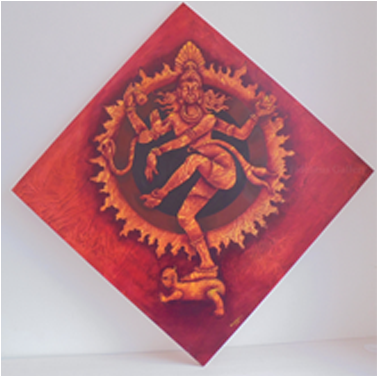 Nataraja - Carving (500x375), Png Download