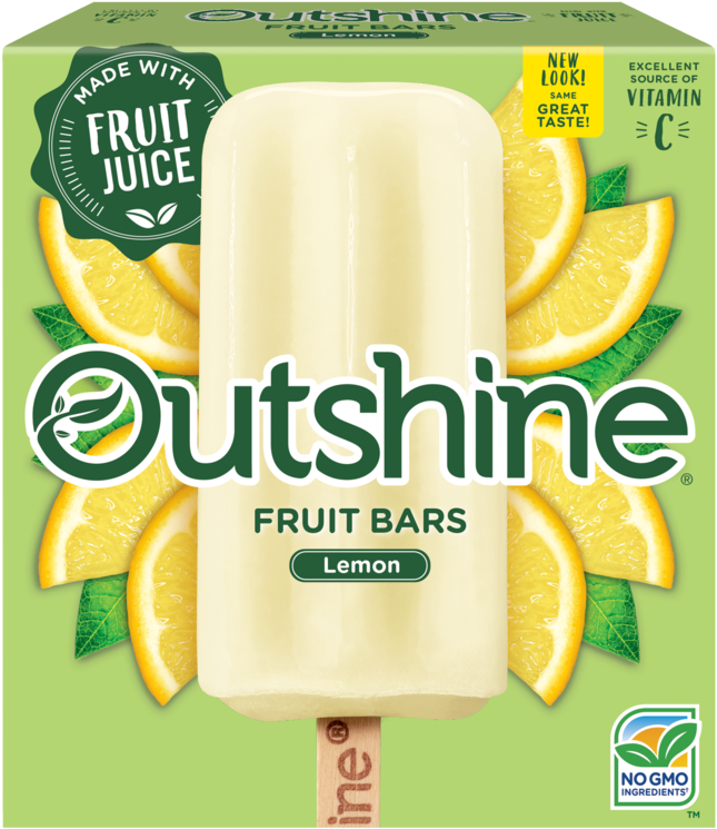 Outshine Lemon Fruit Bars - Outshine Lime Bars (750x750), Png Download