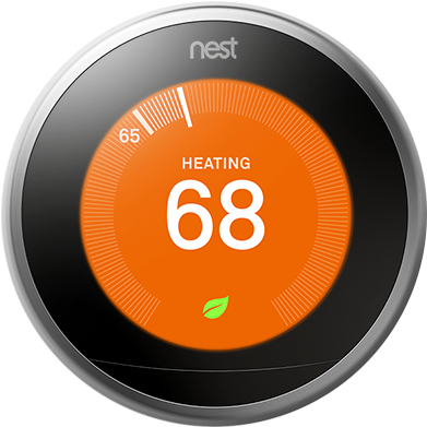 Orange Check Mark Transparent Background - Thermostat Nest (400x393), Png Download