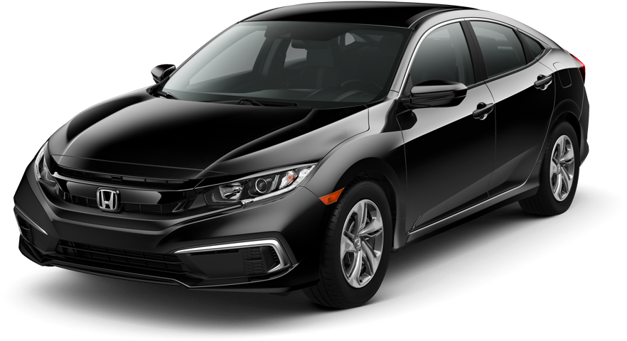 2019 Honda Civic Lx Sedan - 2017 Honda Accord Standard Features (1000x562), Png Download