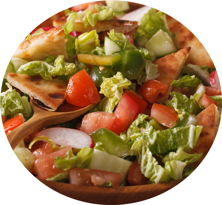 Interesting Info - Fattoush (800x740), Png Download