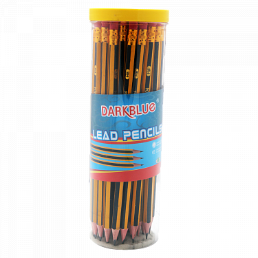 Dark Blue Hb Lead Pencil P8304/8309, 48 Pcs Set Price - Drinking Straw (375x375), Png Download