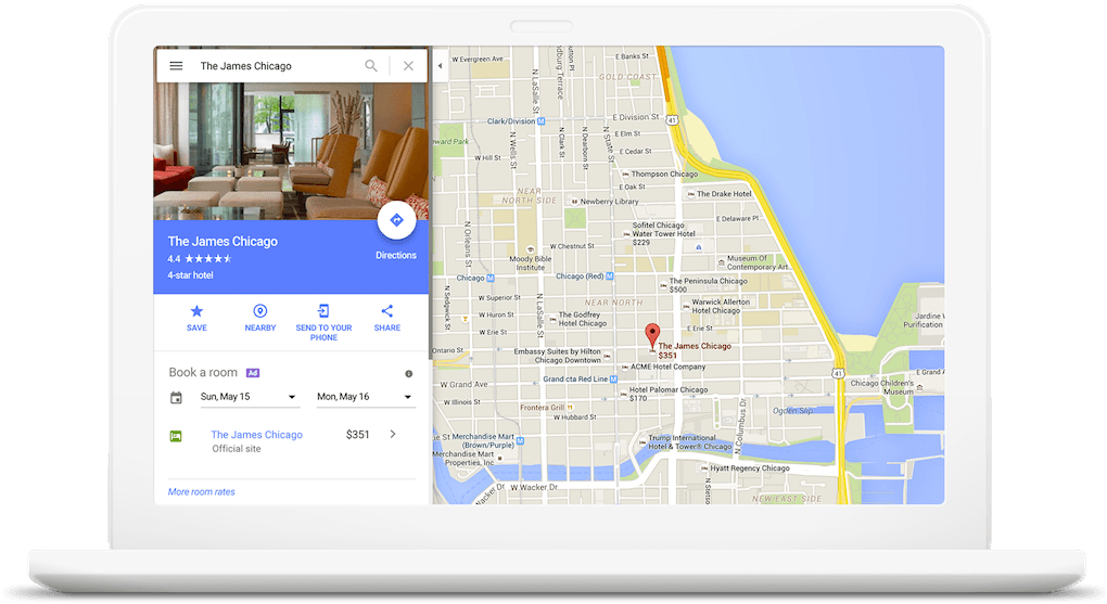 The Ads Are Shown In Google Searches And On Google - Google Maps Ad Campaign (1022x578), Png Download