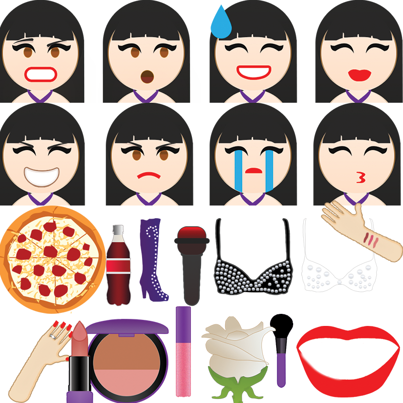 Image Of 'tejana' Emoji Sticker Pack (800x800), Png Download