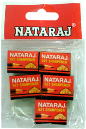 Picture Of Nataraj 621 Sharpener Pouch Pack Of 5 Nos - Nataraj 621 Pencils Value Pack - Pack Of 20 (415x415), Png Download