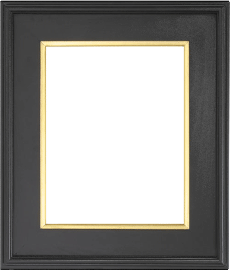 #820 Black-gold - Bathroom Cabinet (772x890), Png Download