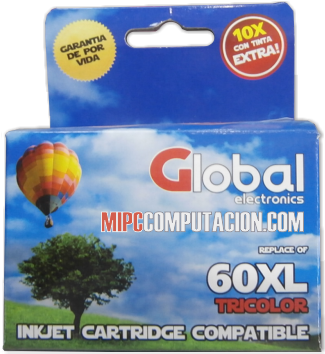 1490742933 Mipccomputacion Moreno 60xl Tricolor Alt - Cartucho Hp 664 Xl (600x400), Png Download